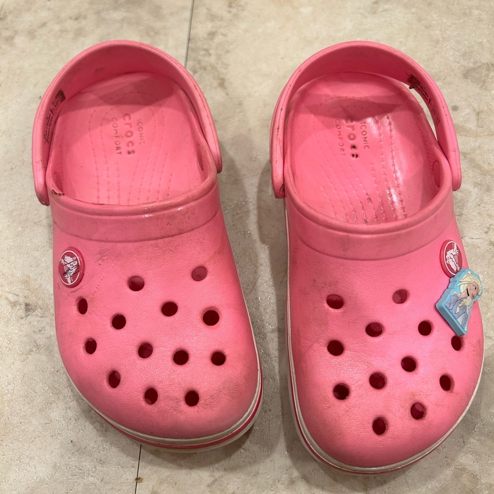 Pink CROCS - size 11